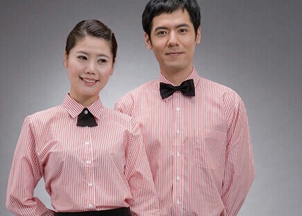 現代餐廳服務(wù)員工作服