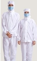 白色食品廠(chǎng)類(lèi)工作服圖片