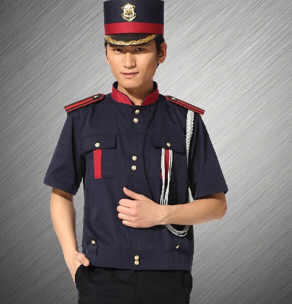短袖酒店門(mén)童制服