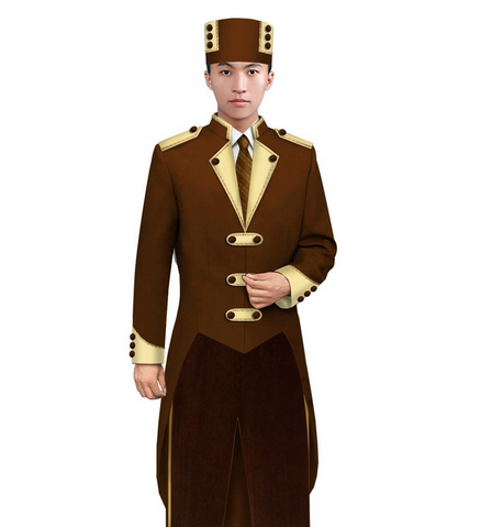 西式酒店門(mén)童服裝