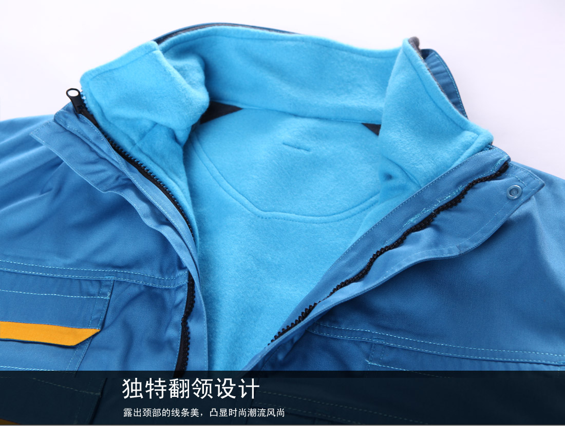 獨特翻領(lǐng)設計，露出頸部線(xiàn)條美