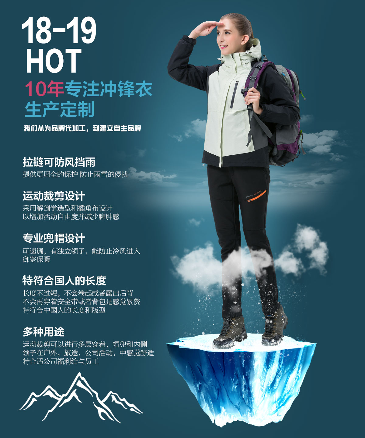 沖鋒衣生產(chǎn)廠(chǎng)家款式圖片
