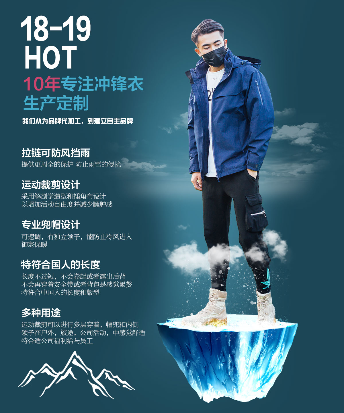 沖鋒衣生產(chǎn)廠(chǎng)家款式圖片