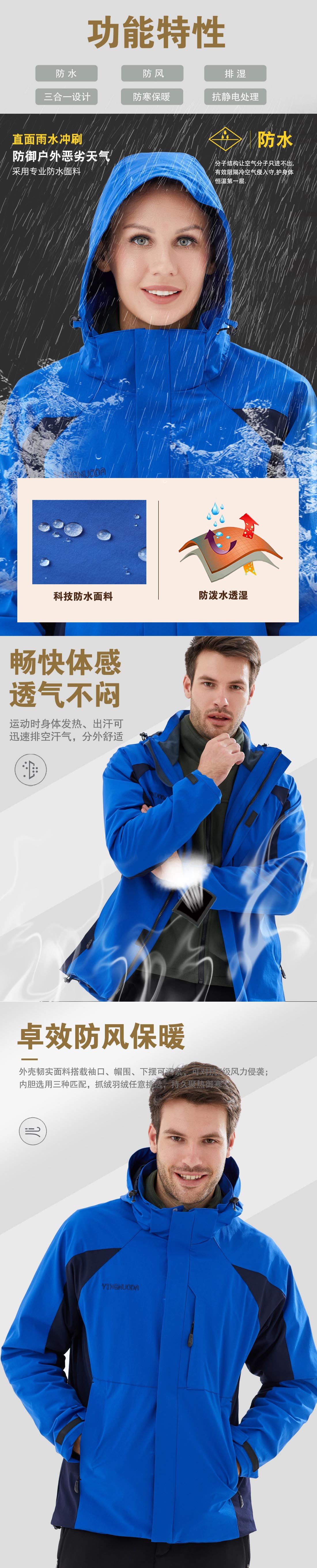 戶(hù)外沖鋒衣定制