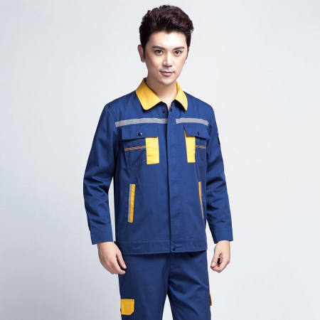 蟹青拼黃色廠(chǎng)服AC09-2