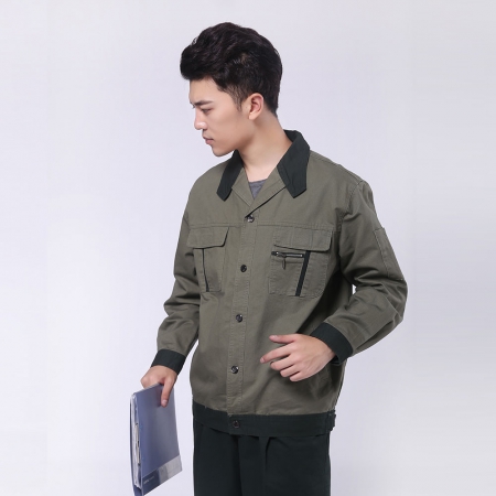 豆綠色春秋工作服AC094-CQ