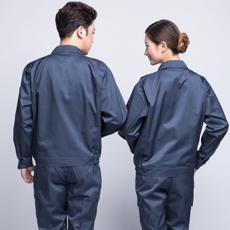 灰色春秋長(cháng)袖工作服AC12-1