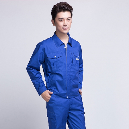 藍色春秋長(cháng)袖工作服AC12-4
