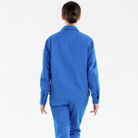 秋季新款工作服淺綠拼橙黃色AC13-4