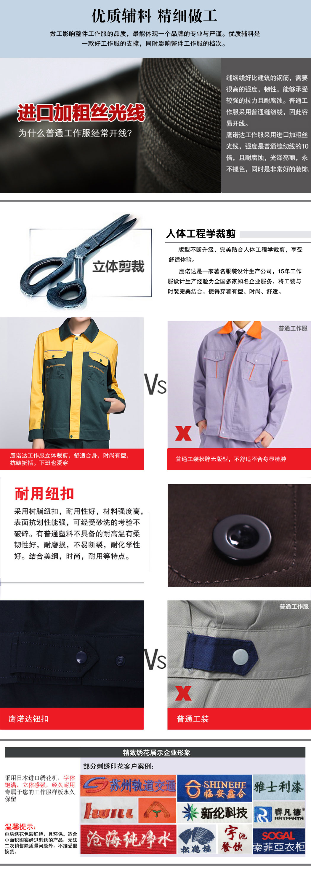 墨綠拼黃色秋季工作服AC08-3(圖2)