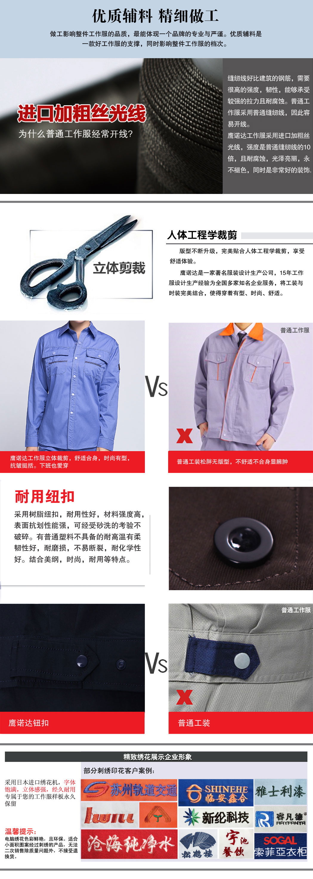 蟹青色夏季長(cháng)袖工作服AC10-1(圖2)