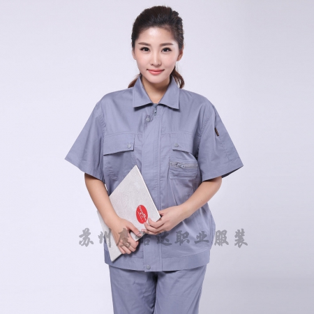 夏季廠(chǎng)服，夏季工作服，夏季工服