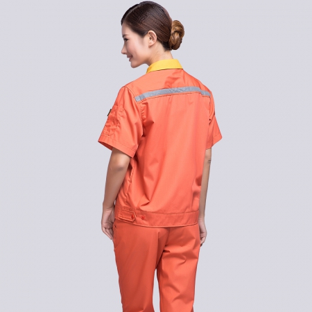 工廠(chǎng)夏裝工作服款式